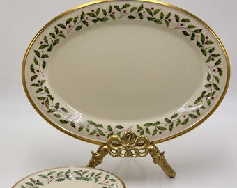 Lenox Gold Rimmed Holiday China
