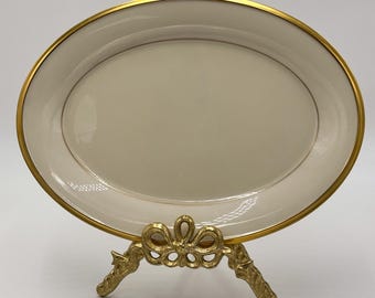 Lenox Eternal Gold Rimmed Platter