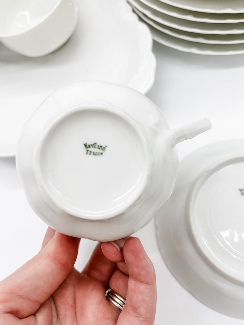 Haviland China Limoges France RANSON WHITE Etsy