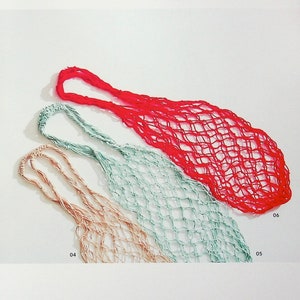 cro416 japanese crochet ebook, crochet summer bags, net bags, basket, japanese crochet patterns, instant download or receive via email image 5