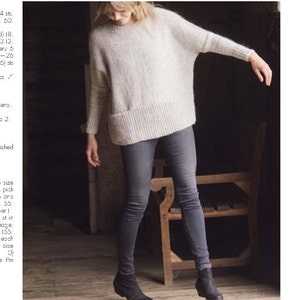 english knit ebook, kni280 knit patterns for daily wear, sweaters, jackets, instant download 画像 2