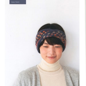 kni12 japanese knitting ebook, knit neck warmer, collar, round knitting technique, instant download or receive via email image 10