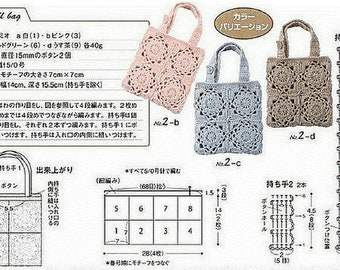 kni54 - japanese knit ebook include crochet, hand knit and crochet daily wear, bags, scarf, gloves, instant download or receive via email