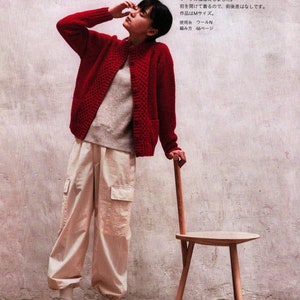Japanese knit ebook, kni275, knit sweaters, tanks, jackets, hats, stoles, gloves, mittens, receive via email 画像 1
