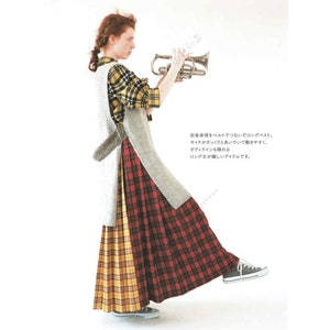 japanese knit ebook, kni245 knit winter clothes, tanks, sweaters, scarfs, shawls, cardigan, receive via email image 4