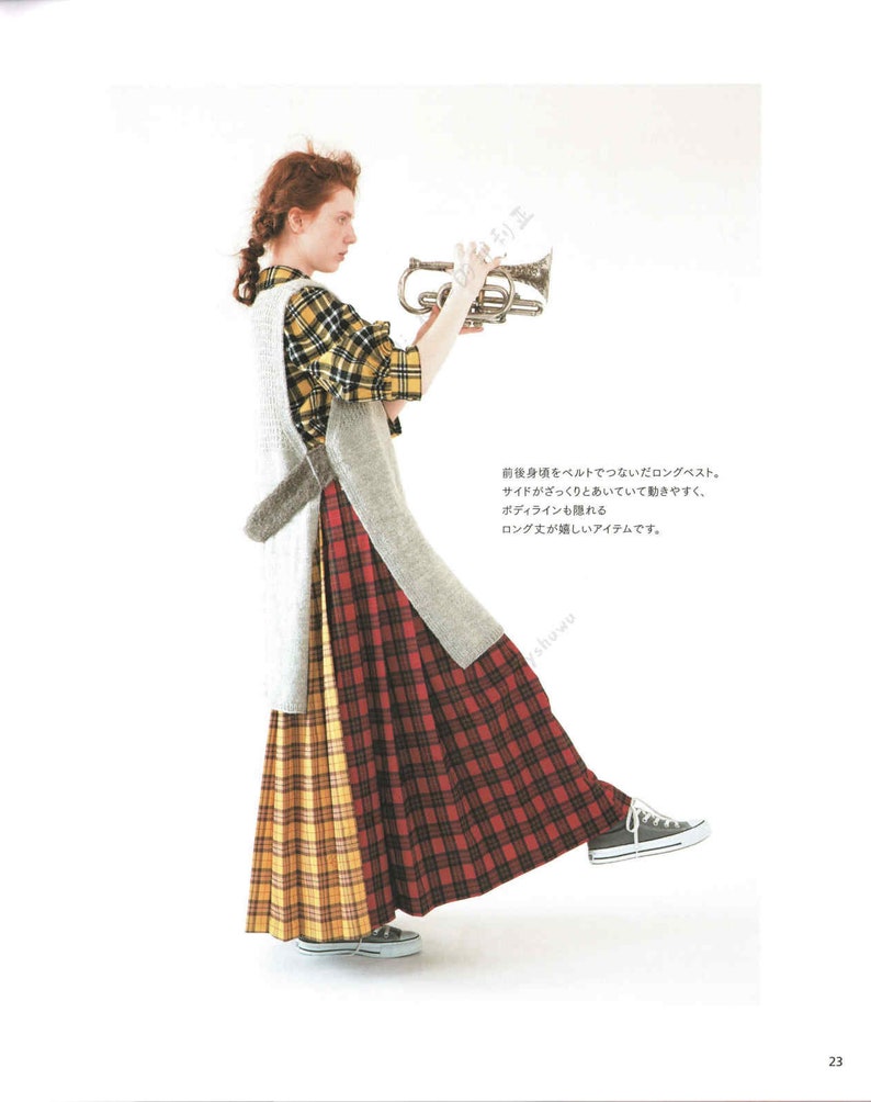 japanese knit ebook, kni245 knit winter clothes, tanks, sweaters, scarfs, shawls, cardigan, receive via email image 4