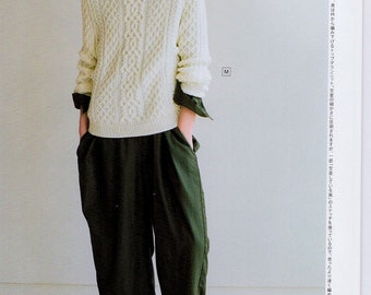 kni46 - japanese knit ebook, knit winter clothes with various size, instant download or receive via email