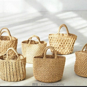 cro334 - japanese crochet ebook, crochet eco andaria bags 2021, instant download, receive via email