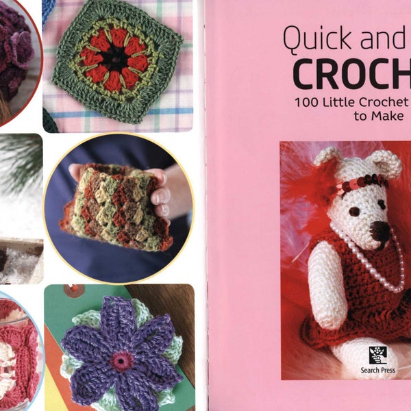 cro189- simple crochet project, english crochet ebook, instant download, pdf