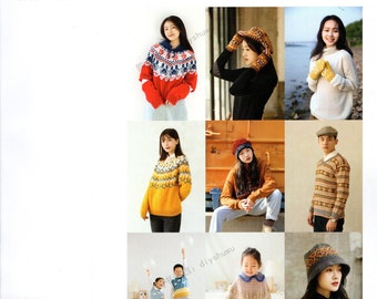 Kni05 -  chinese knitting ebook, knit clothes and fashion accessories patterns, instant download or receive via email