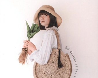 Cro167-Stylish Designs bags and hat crochet of eco andaria, japanese crochet ebook, instant download, pdf