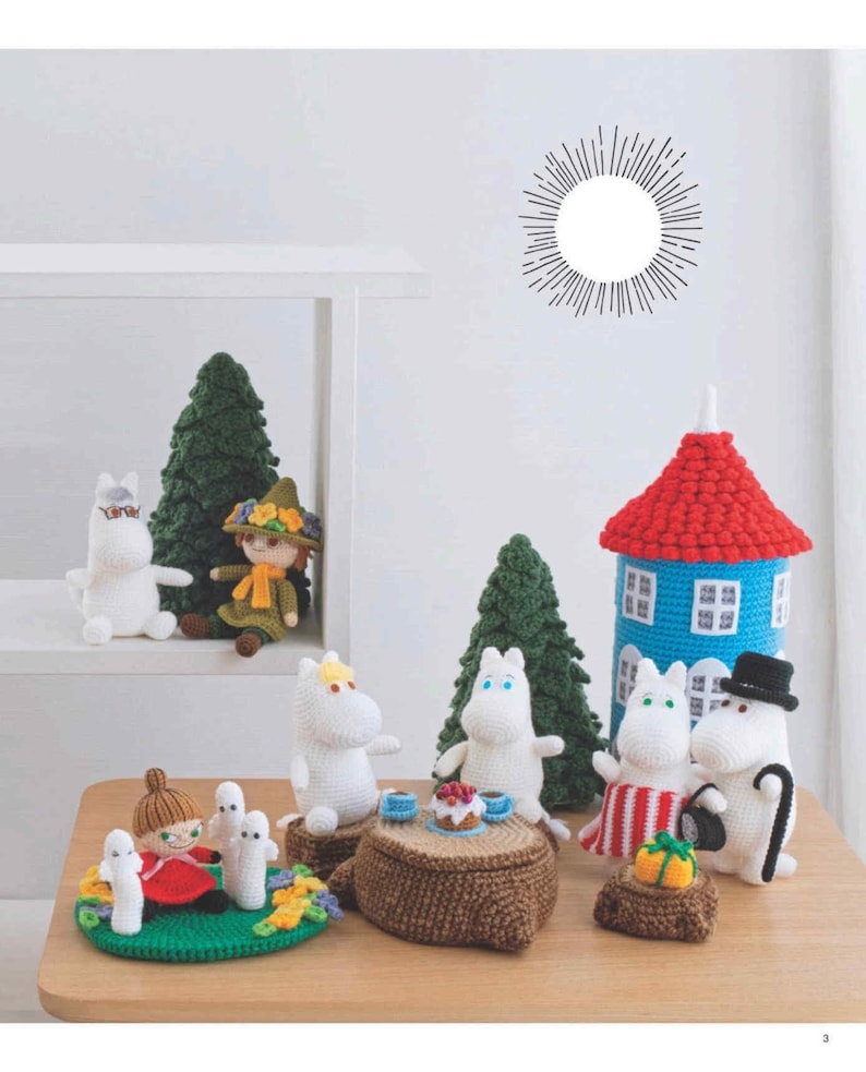 japanisches ebook, cro572 gehäkelte süße Amigurumi, gehäkelte Chrismas Amigurumi, gehäkelte Weihnachtsdeko, Spielzeug, erhalten Sie per Email Bild 1