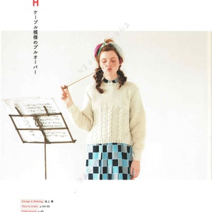 japanese knit ebook, kni245 knit winter clothes, tanks, sweaters, scarfs, shawls, cardigan, receive via email image 9