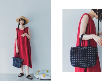 cro410 - japanese crochet ebook, crochet summer bags patterns, japanese bag crcochet, instant download or receive via email