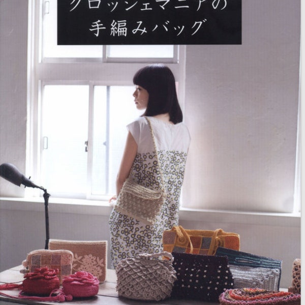 Cro164-Crochet Mania Taschen, ebook häkeln, japanisch häkeln, sofort download, pdf