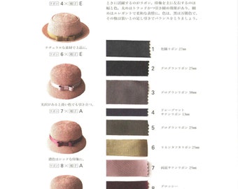 japanese crochet ebook, cro568 crochet eco andaria hats, bags, crochet by diagrams, crochet pattern hats, bags, receive via email