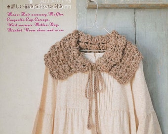 crochet ebook -cro64 - Hand knitted and crochet accessories - japanese crochet - instant download