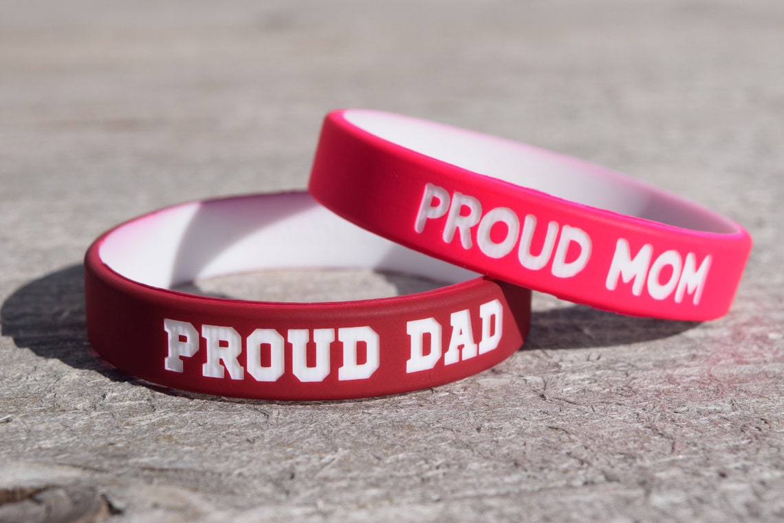 Personalized Silicone Bracelets for Mom Silicone Wristbands Etsy