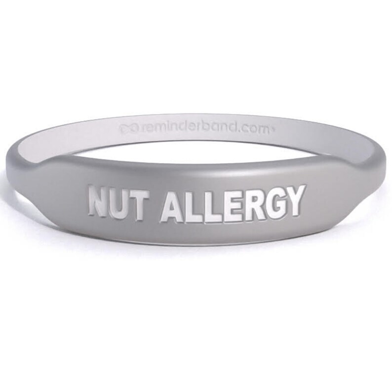 Medical Alert Allergy Bracelet 100 Silicone Allergy Etsy
