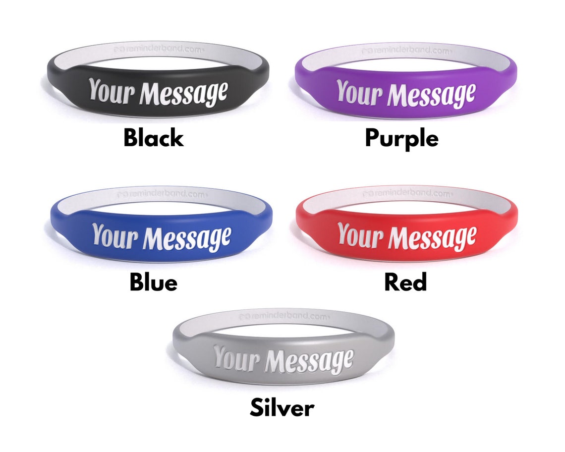 Medical Alert Allergy Bracelet 100 Silicone Allergy Etsy