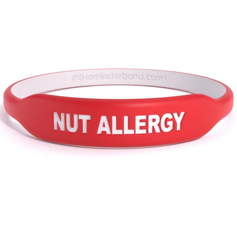 Medical Alert Allergy Bracelet 100 Silicone Allergy Etsy