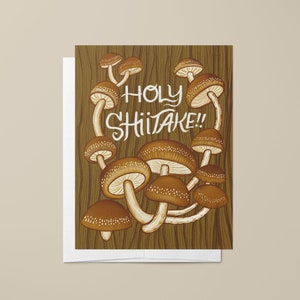 Saint Shiitaké !! Carte Champignon