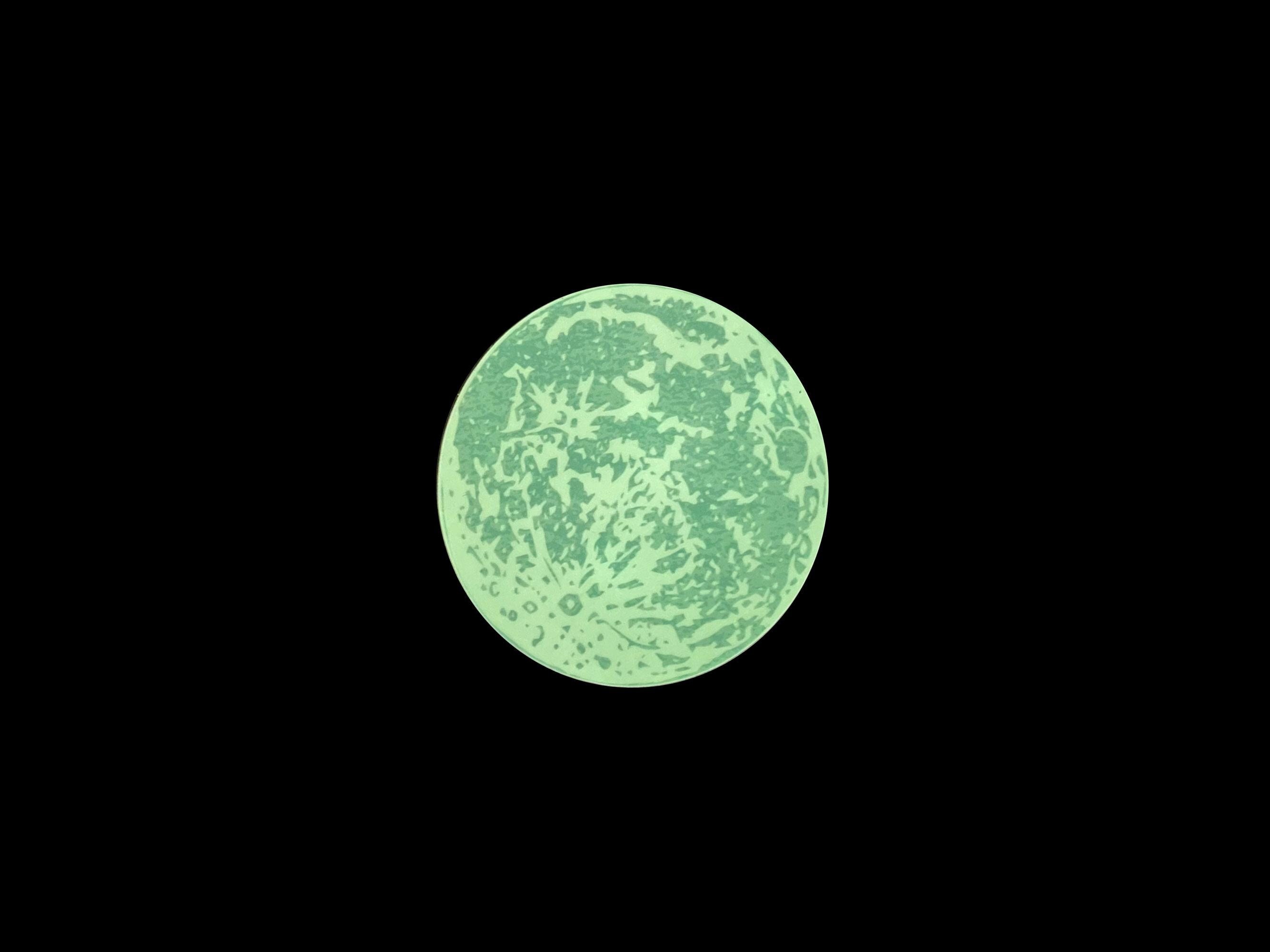 Mond Glow-in-the-Dark Aufkleber | Supermond-Feier | Himmlischer Dekor
