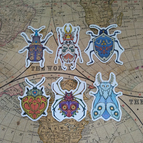 LOZ inspired Bugs || Sticker Set