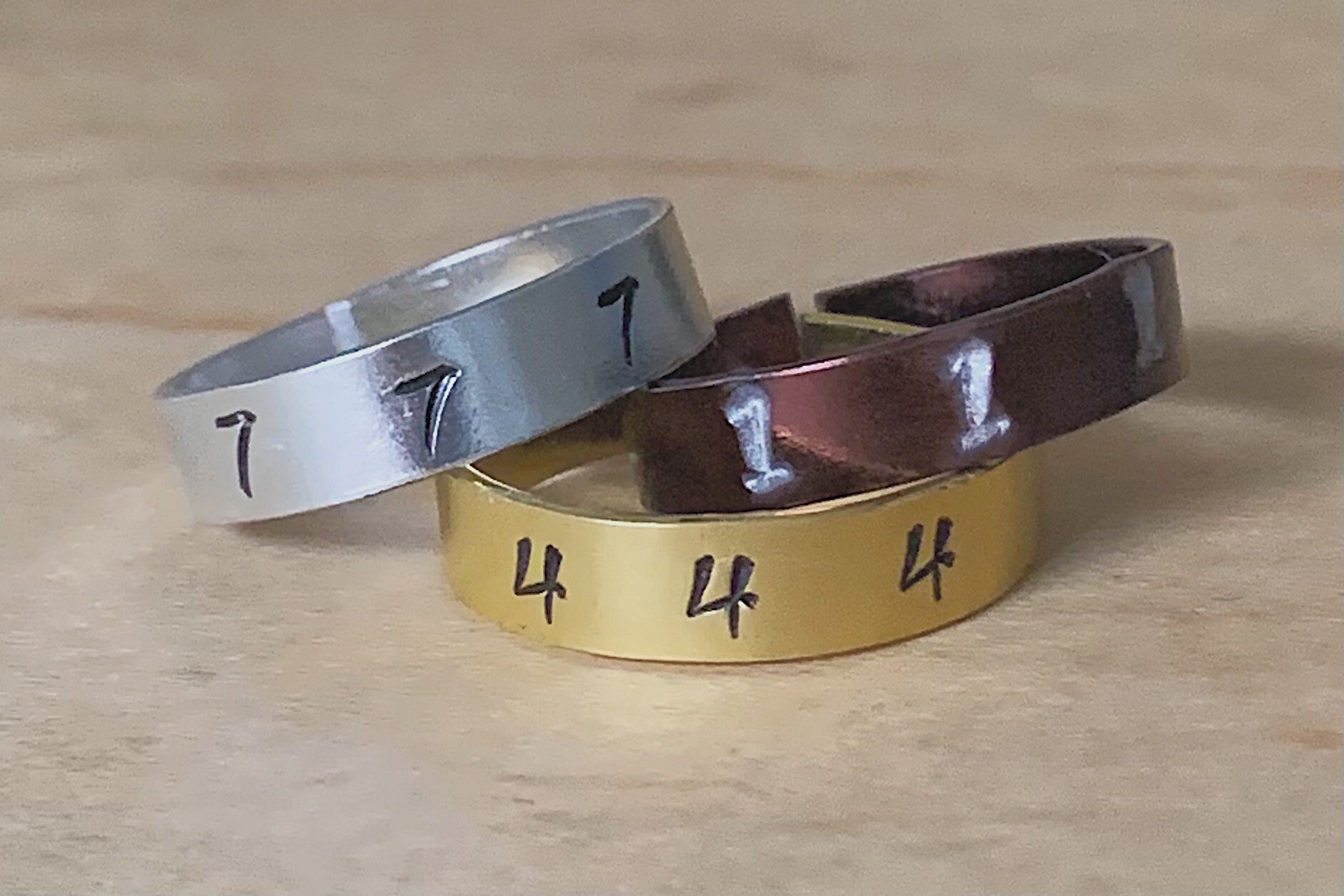 Angel Number Ring | 111 222 333 444 555 666 777 888