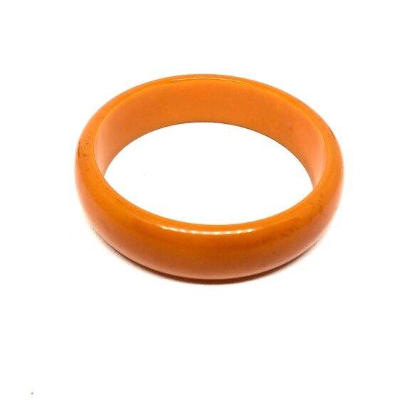 Vintage Butterscotch Bakelite Bracelet 3/4 inch, T