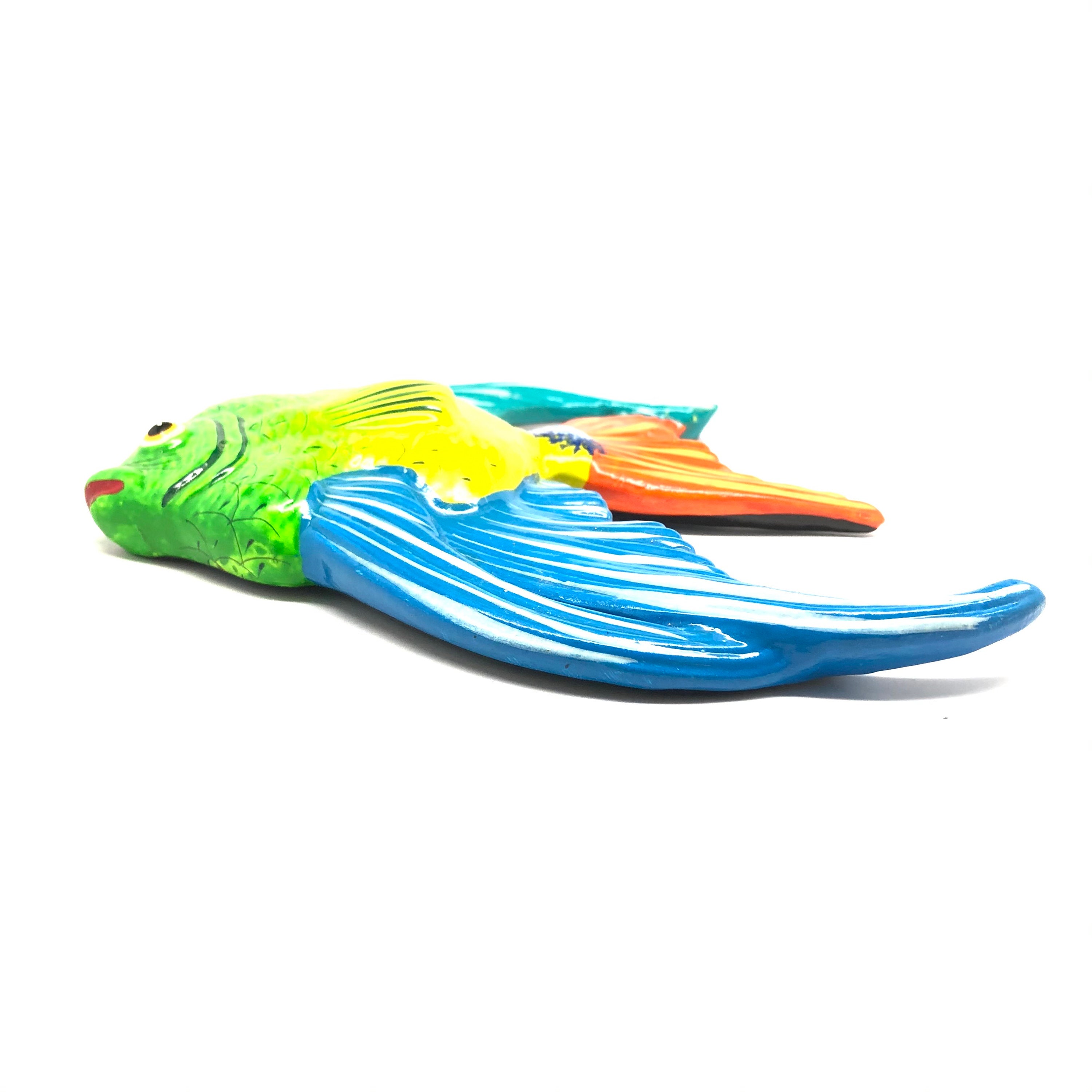 Tropical Fish Wall Art Made in Mexico Signed J.M.M. Mexican Etsy