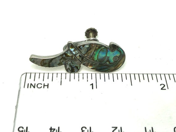 Vintage Mexico Sterling Silver Abalone Parrot Bir… - image 10