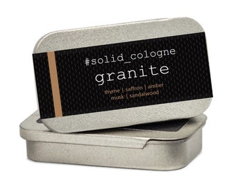 granite - Solid Cologne - Made in Scotland