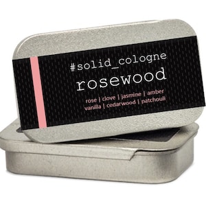 rosewood - Solid Cologne - Made in Scotland