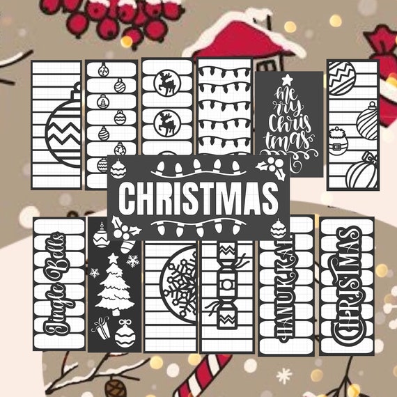 Christmas Makeup Stencil Collection