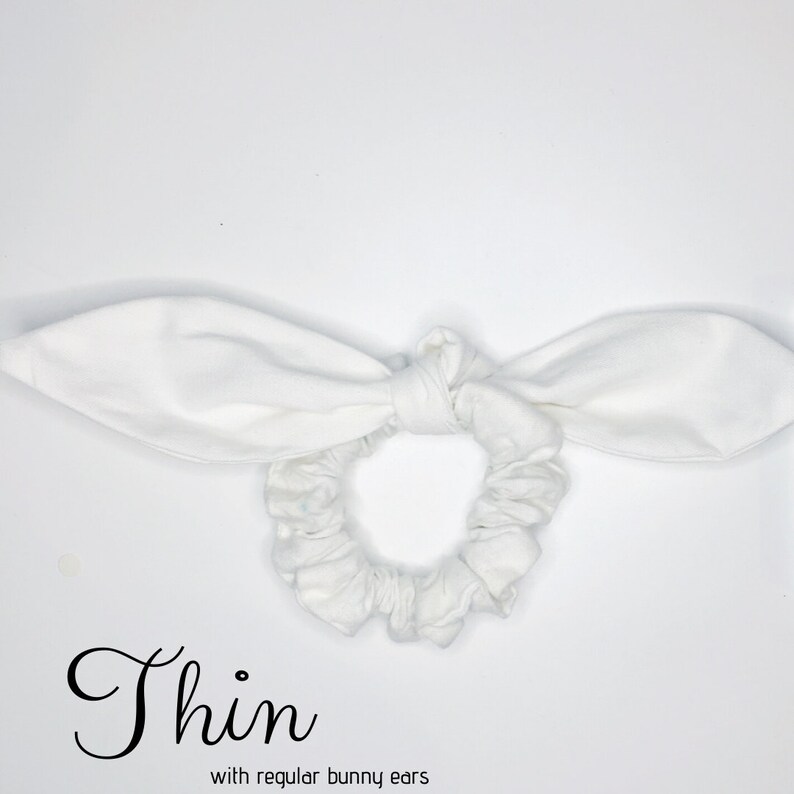 100/% Upcycled Fabric Scrunchie Zig Zag