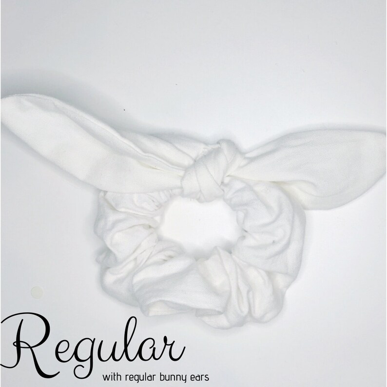 100/% Upcycled Fabric Scrunchie Zig Zag