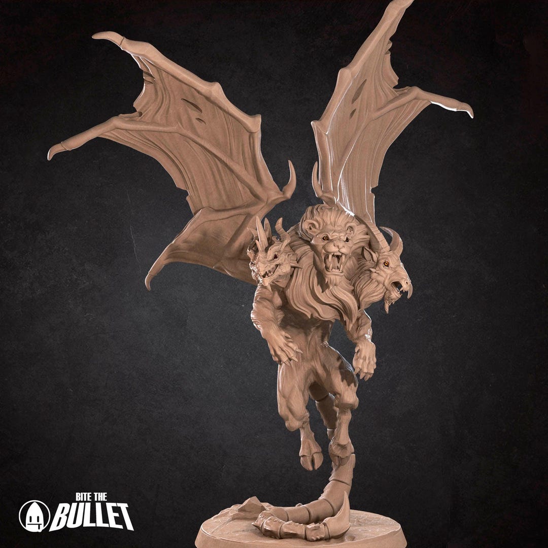 Quimera - Iconic DND Monster Mini - Role-playing Game Miniature ...