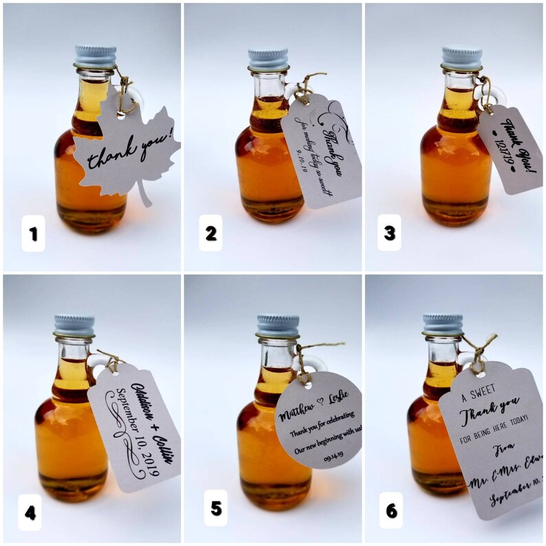 Personalized 50ml Pure Michigan Maple Syrup Nip Bottles with Etsy