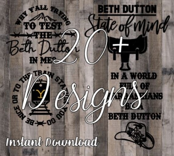 Download Yellowstone Svg Bundle Huge Bundle Beth Dutton Svg Dutton Etsy PSD Mockup Templates