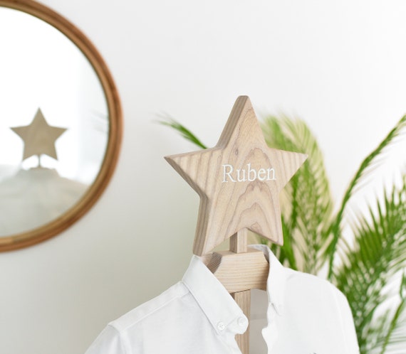 Personalised clothes hanger stand hotsell