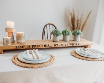 Rustic Wood Table Riser: Personalised Display Stand
