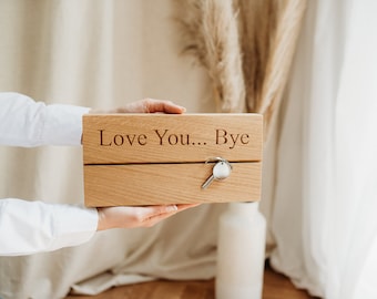 Solid Oak Key Rack: Personalised Key Holder