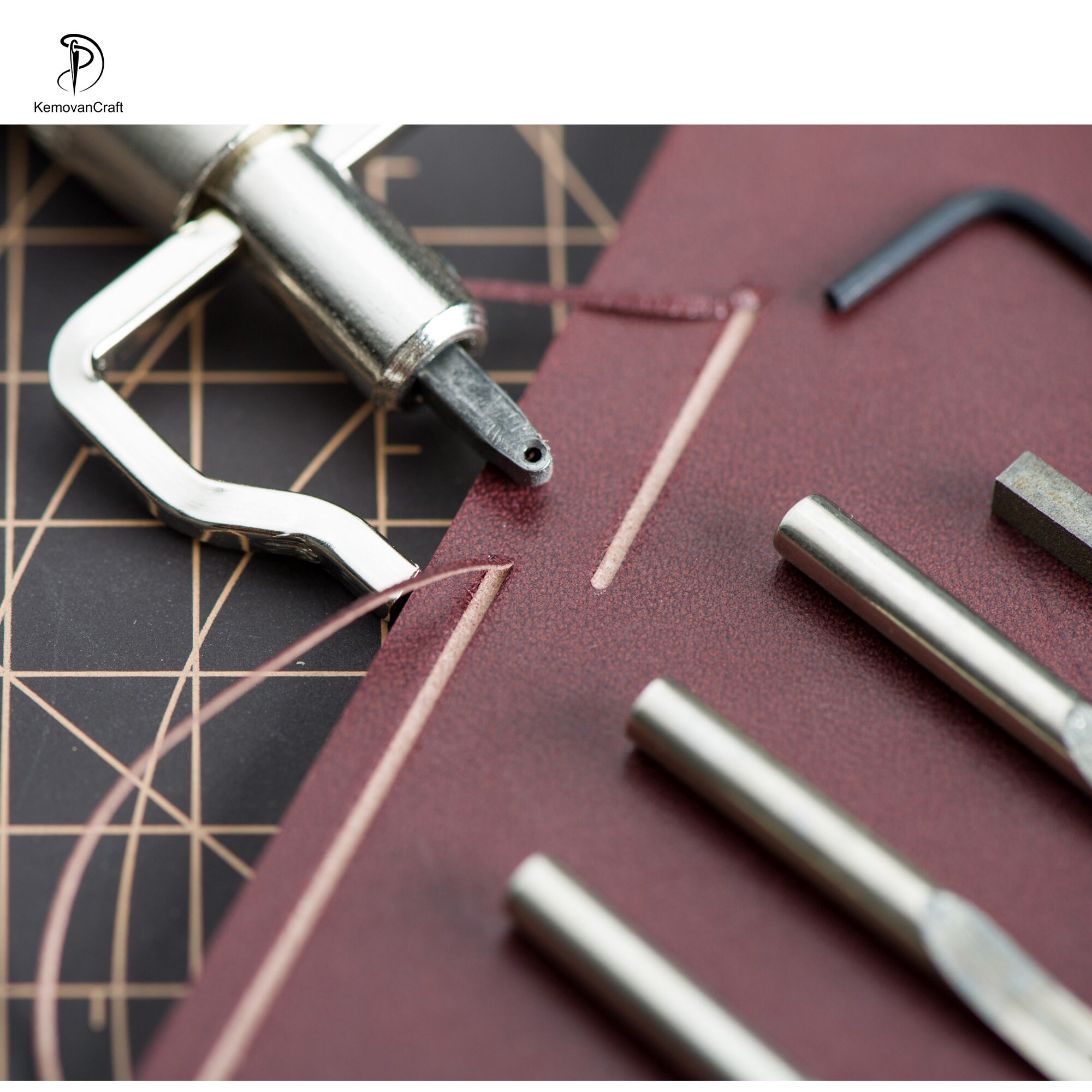 Leathercraft 5 in 1 Groove Tool Adjustable Leather Edge Etsy Canada