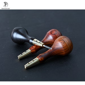 KemovanCraft Leather Detachable Scratch Stitching Awl French/Diamond Awl for Leathercraft image 6