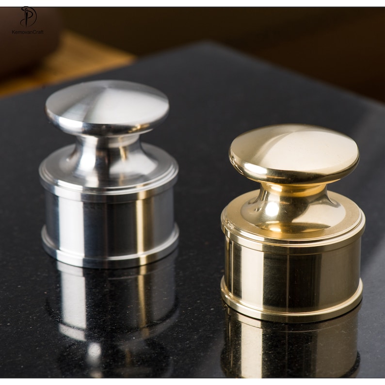 Heavy Leather Weight Brass&stainless Steel Weight for Leather Etsy