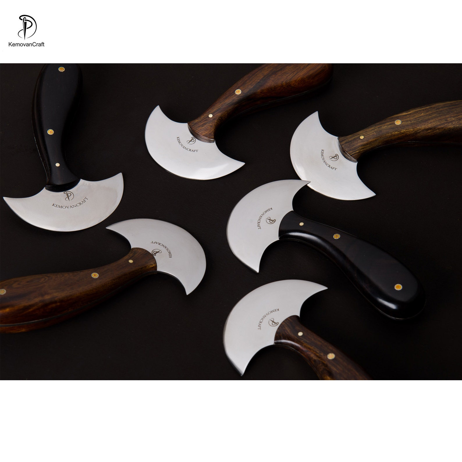 Leather Half Moon Knife Crescent Knife Leather Cutting Knife Etsy