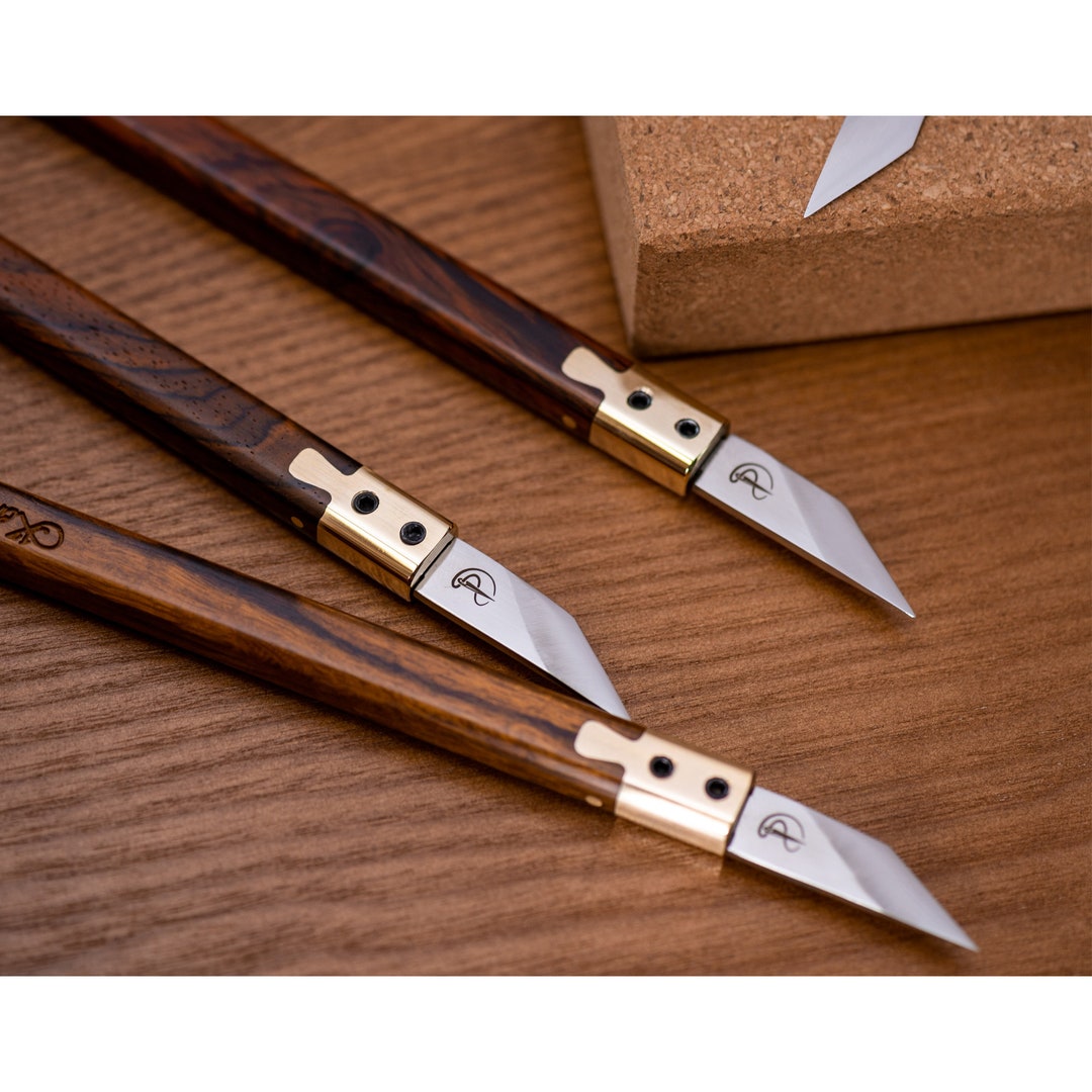 Leather Detachable Cutting Carving Knife Leather Craft Cutter Etsy