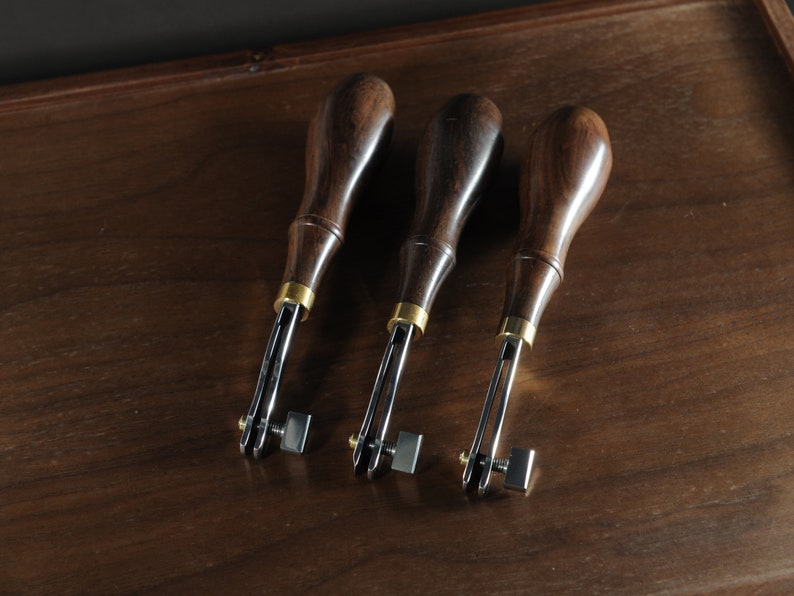 Leather Edge Creaser 0.4mm Adjustable Stitch Line Pressing Etsy