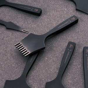 Diamond Pricking Iron Black Set/Japanese Diamond Chisels image 5